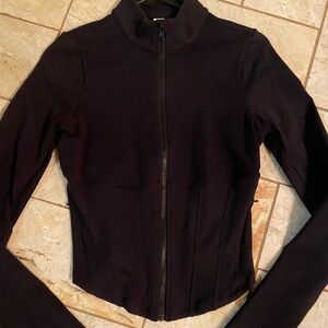 ALO Yoga Black Zip-Up jacket